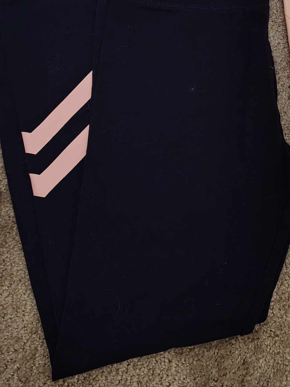 dip Geometric Leggings in Navy & Pink Size Large